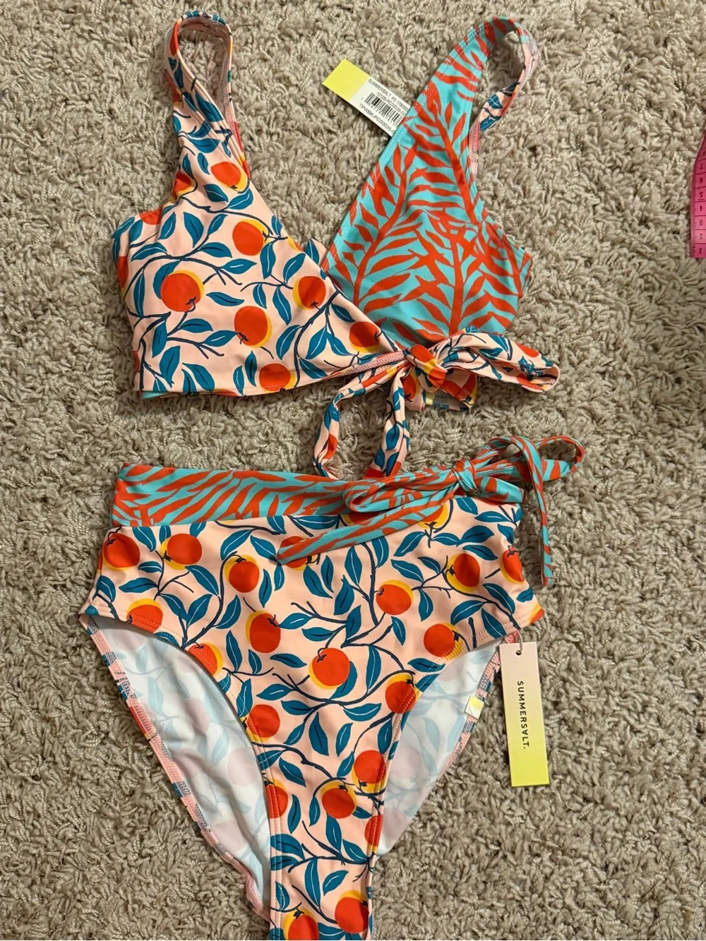NWT DVF x Summersalt Perfect Wrap Bikini